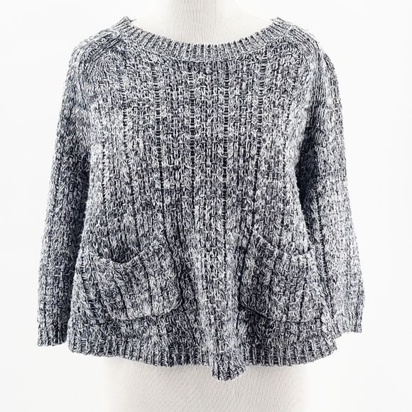 Anthro Moth Cropped Sweater - Picture 2 of 2